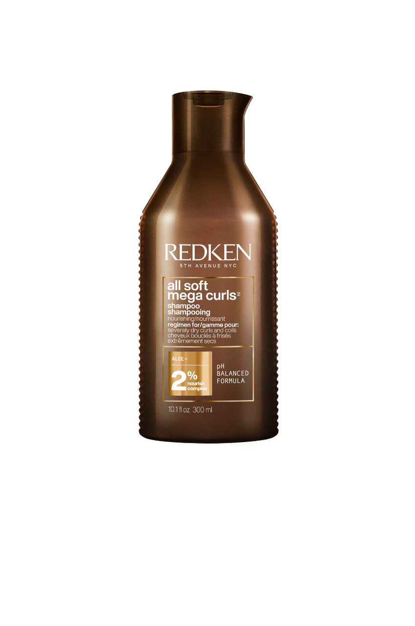 Shampoing All Soft Mega Curls 300 ml - Redken - secs- crépus- manque d’hydratation - épais- bouclés 